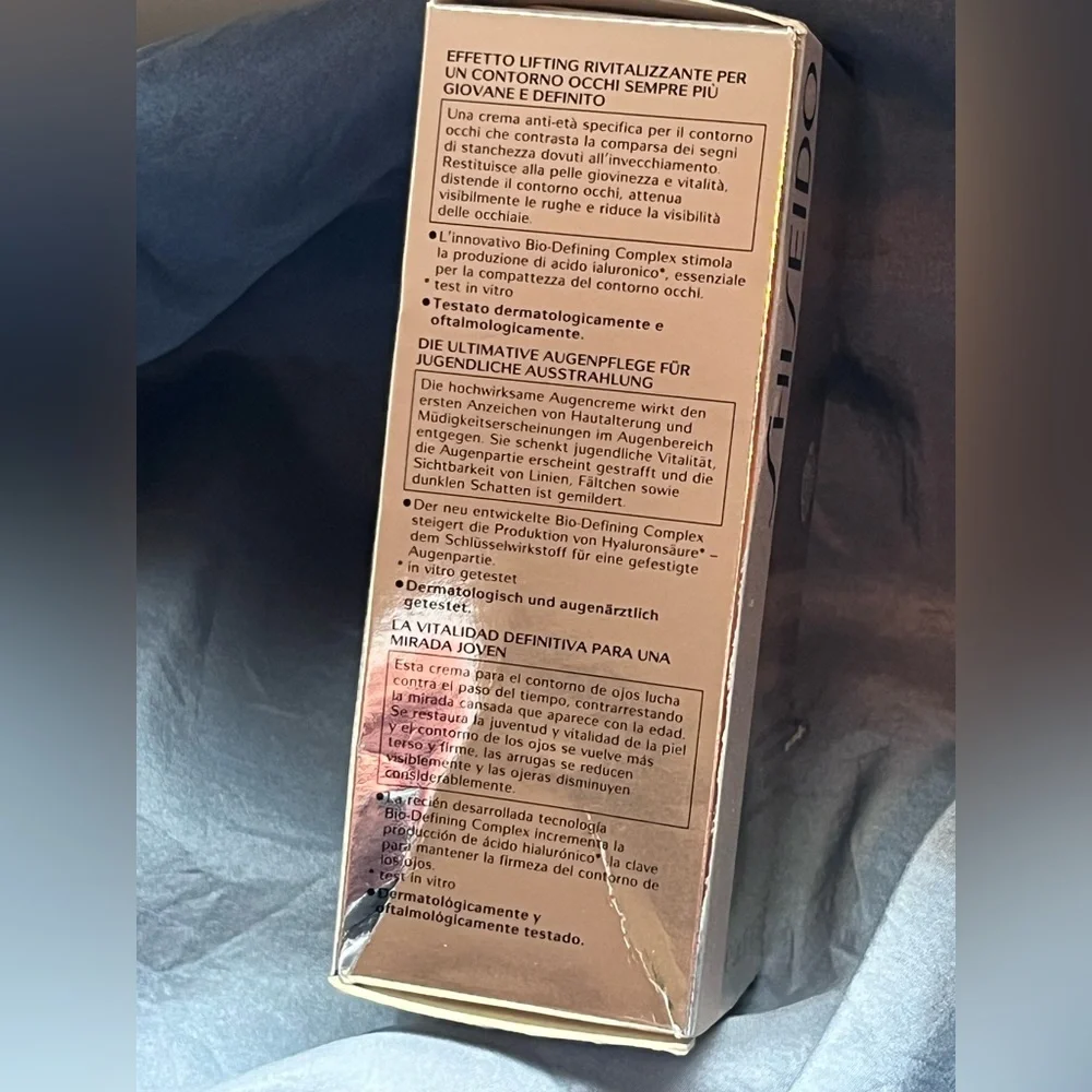 SHISEIDO Bio-Performance Super Corrective Eye Cream
15mL/.52oz NEW IN BOX - Picture 9 of 11